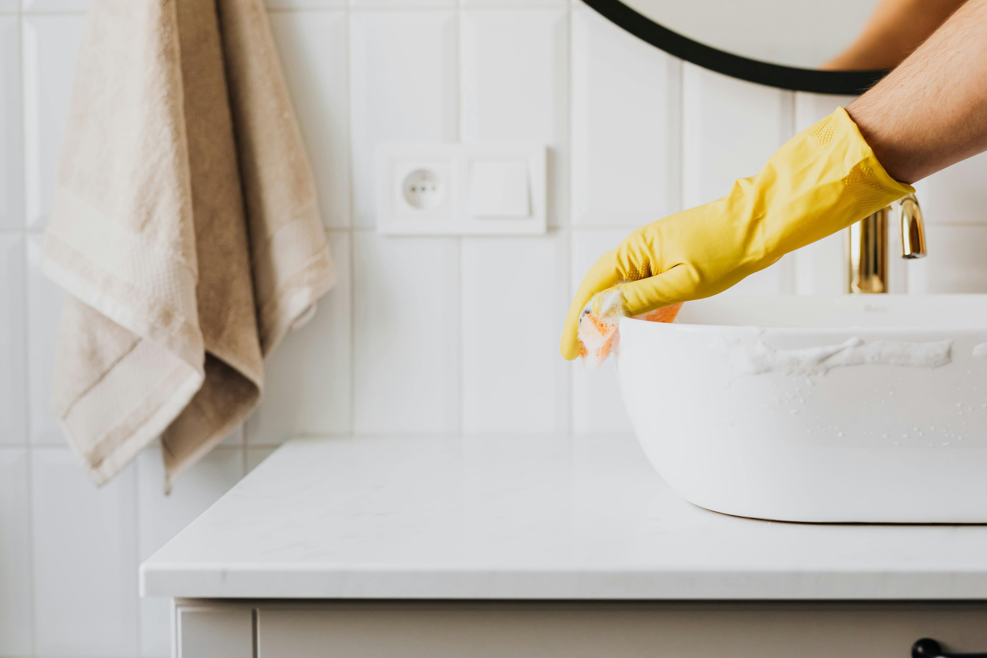 What’s the safest way to clean bathrooms and kitchens naturally?