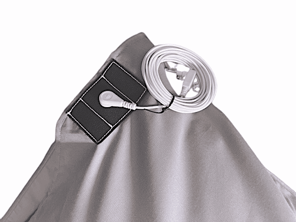 Earthing Grounding Pillowcase 10% Silver Soft Combed Cotton