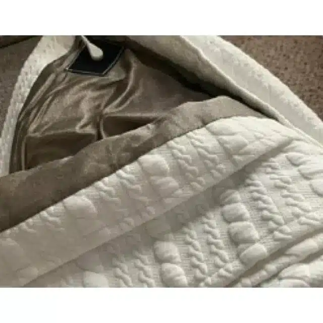 Shielding Blanket Silver White Cotton EMF Protection